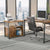 Unikito Lateral File Cabinet, Locking Office Filing Cabinets with Socket and USB Charging Port
